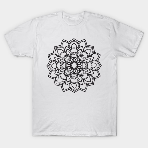 Mandala #21 T-Shirt by hoddynoddy